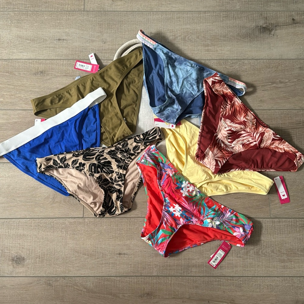Lot of (12) XL Xhilaration bottoms NWT mix of CHEEKY & HIGH WAIST - Picture 3 of 4
